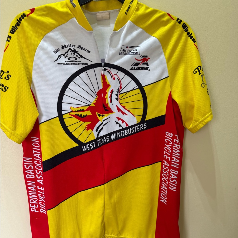 Men's Yellow Cycling Shirt